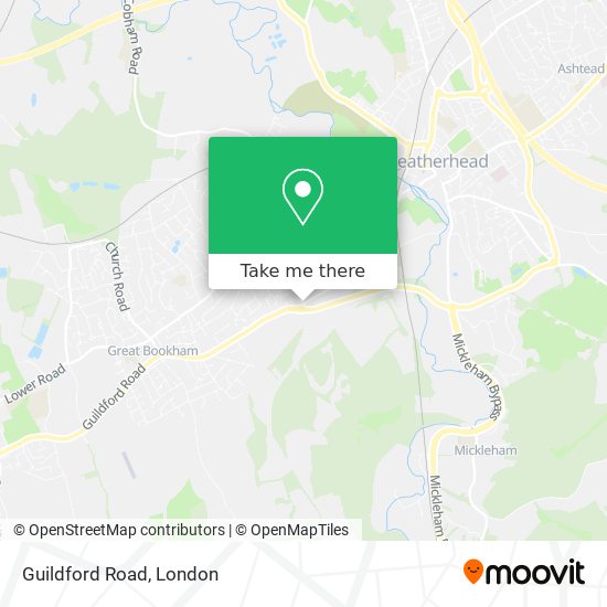 Guildford Road map