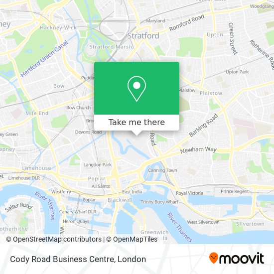 Cody Road Business Centre map