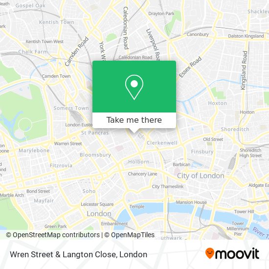 Wren Street & Langton Close map