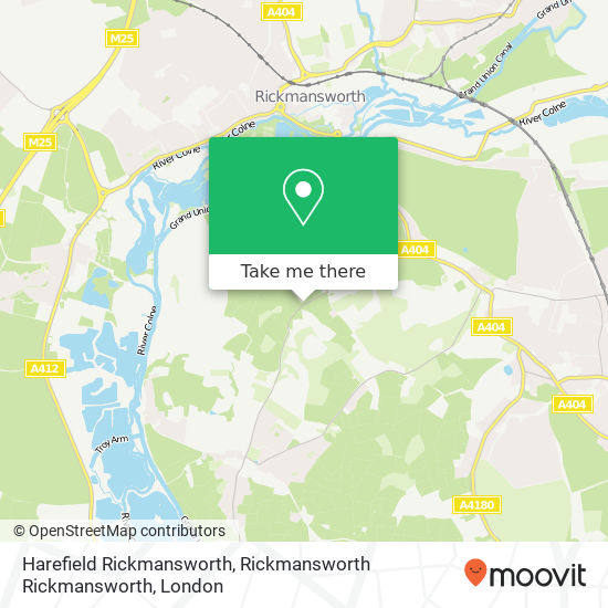 Harefield Rickmansworth, Rickmansworth Rickmansworth map