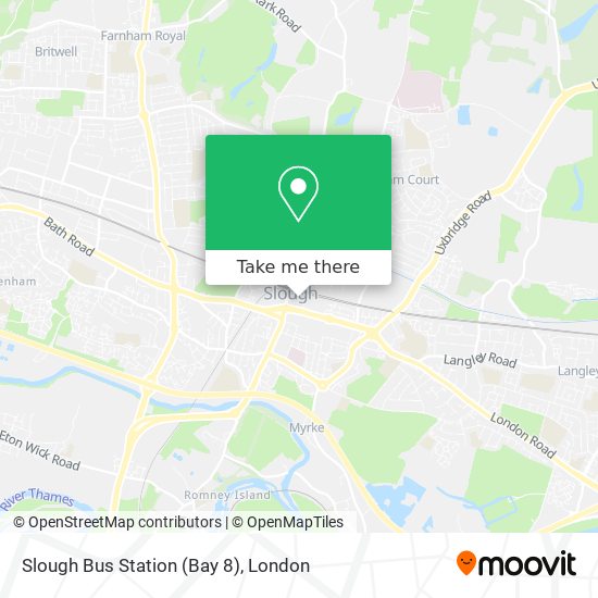 Slough Bus Station (Bay 8) map