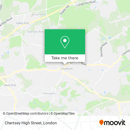 Chertsey High Street map