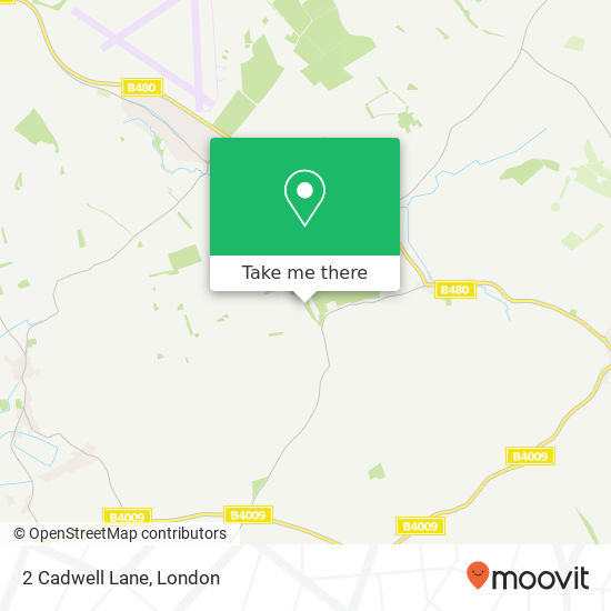 2 Cadwell Lane, Brightwell Baldwin Watlington map
