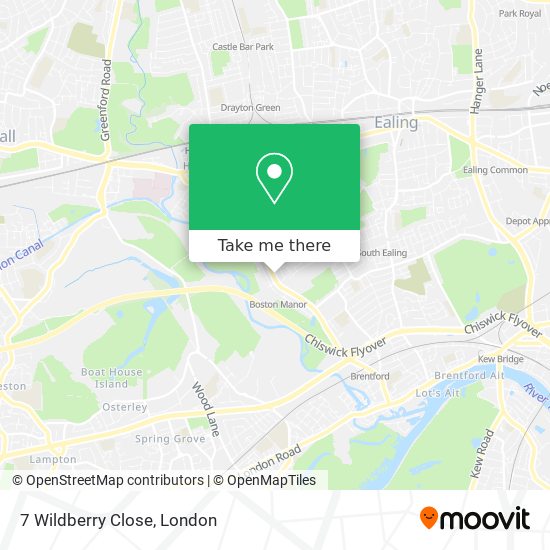 7 Wildberry Close map
