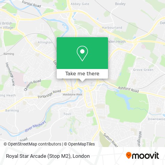 Royal Star Arcade (Stop M2) map