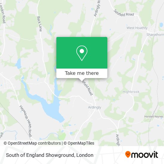South of England Showground map