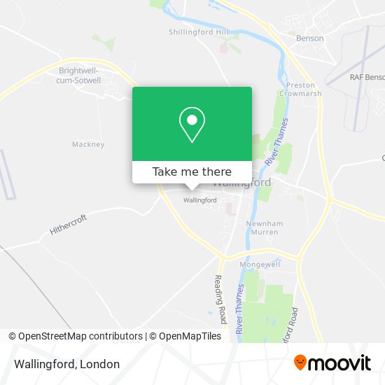 Wallingford map