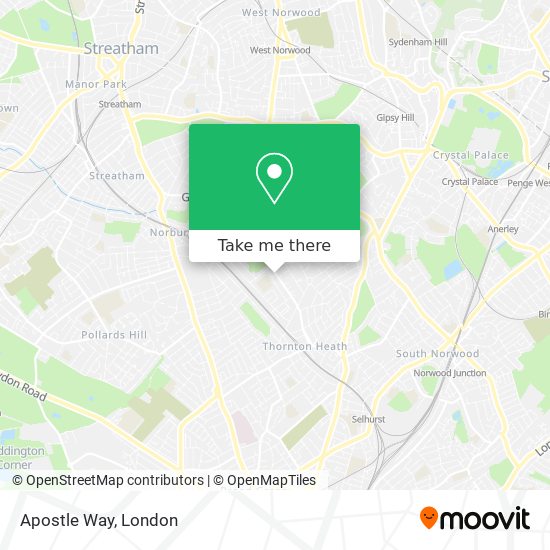 Apostle Way map