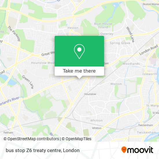 bus stop Z6 treaty centre map