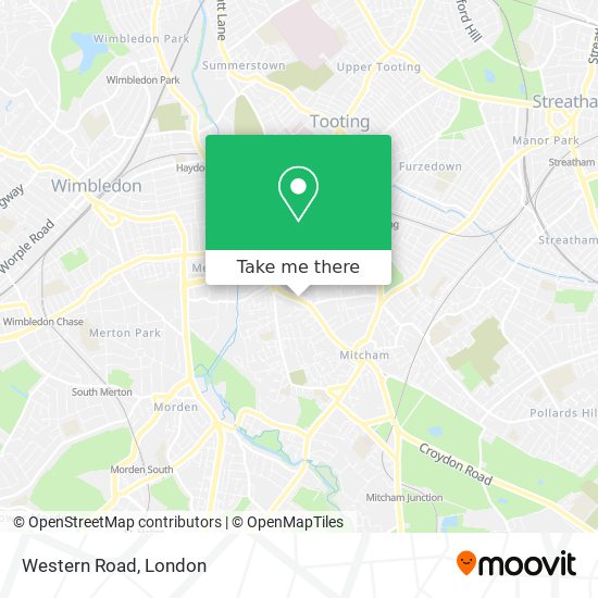 Western Road map