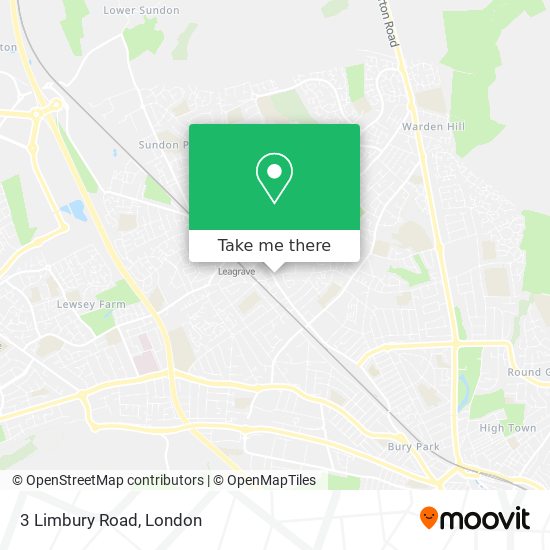 3 Limbury Road map