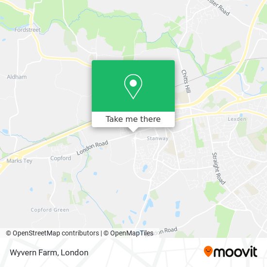 Wyvern Farm map