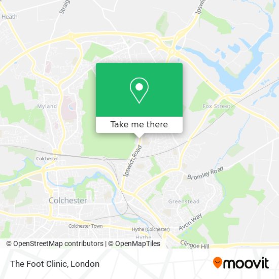 The Foot Clinic map