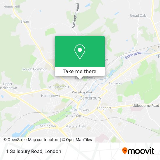 1 Salisbury Road map