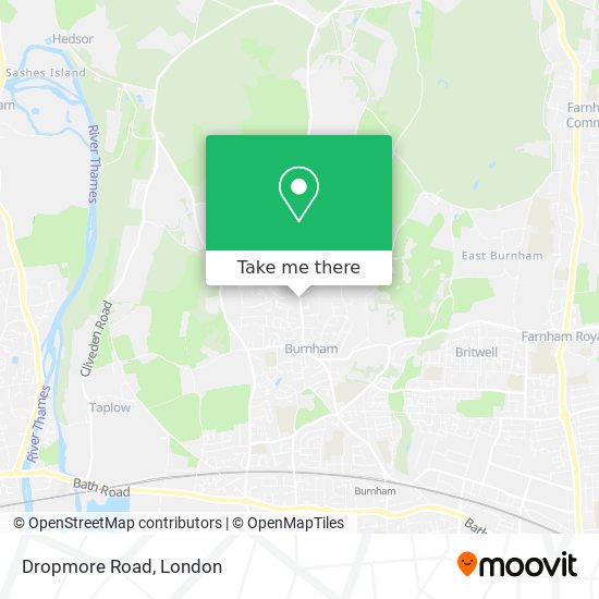 Dropmore Road map