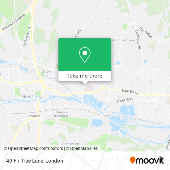 49 Fir Tree Lane map