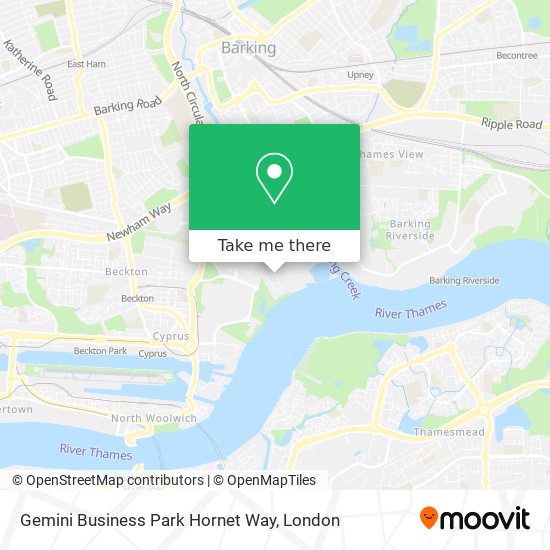 Gemini Business Park Hornet Way map