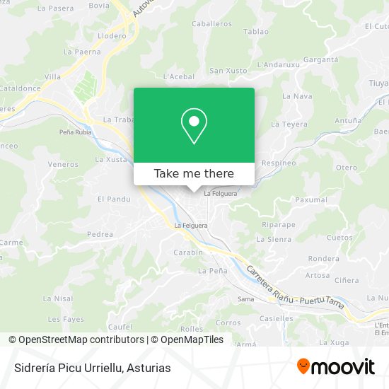 Sidrería Picu Urriellu map