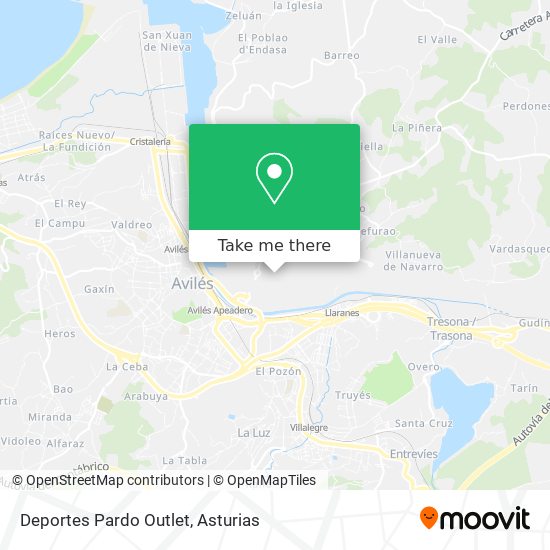 Deportes Pardo Outlet map