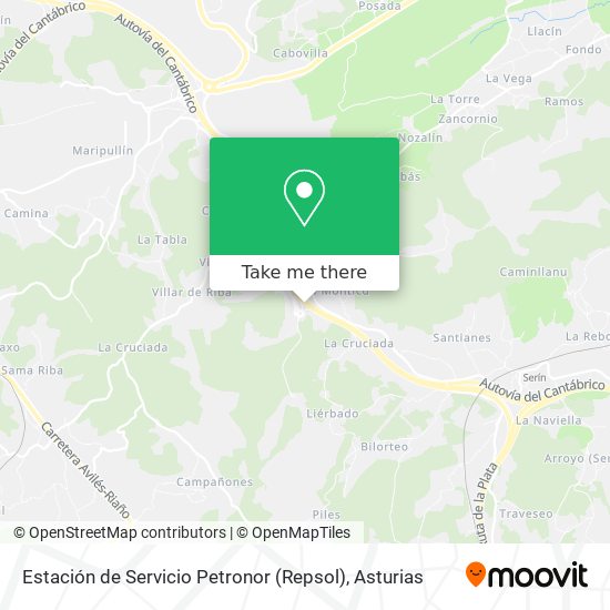Estación de Servicio Petronor (Repsol) map