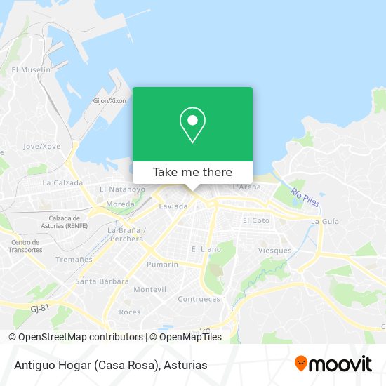 Antiguo Hogar (Casa Rosa) map
