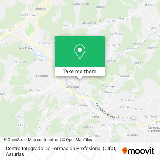 Centro Integrado De Formación Profesional (Cifp) map