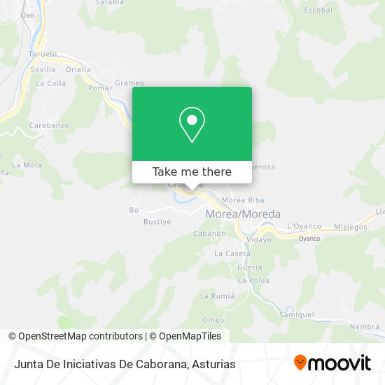 Junta De Iniciativas De Caborana map