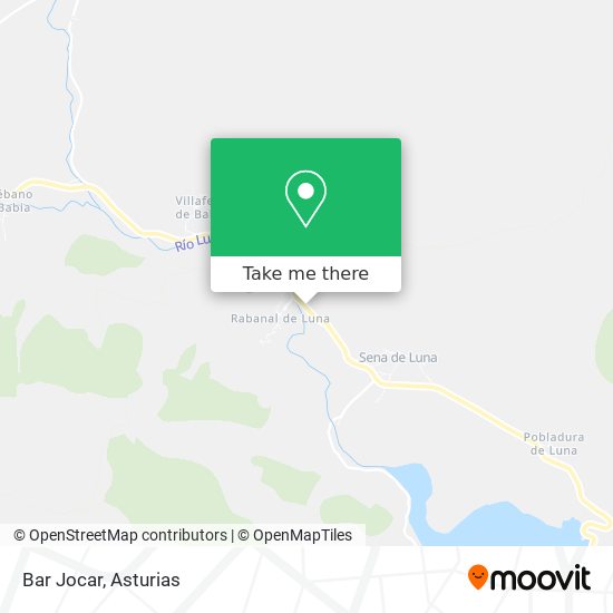 Bar Jocar map