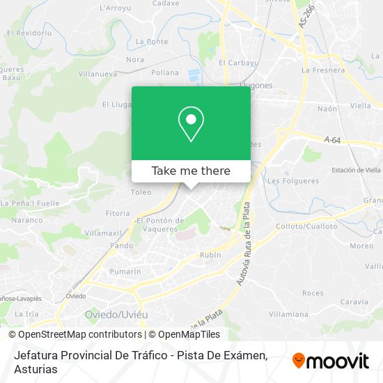 Jefatura Provincial De Tráfico - Pista De Exámen map