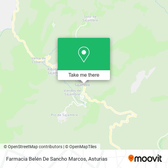 mapa Farmacia Belén De Sancho Marcos