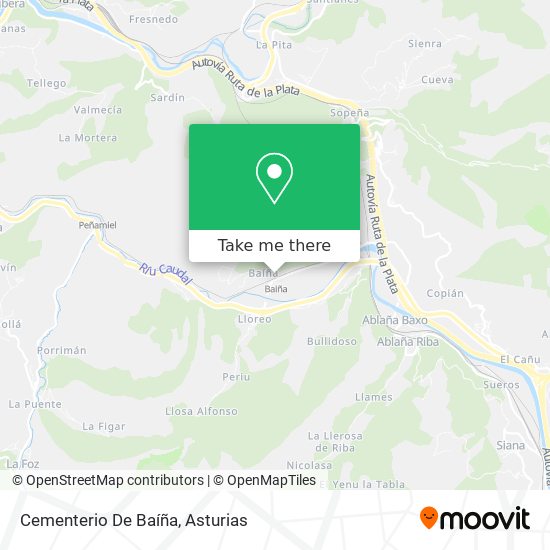 Cementerio De Baíña map