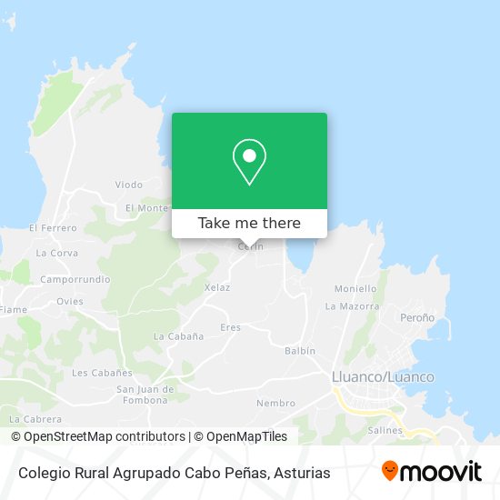 Colegio Rural Agrupado Cabo Peñas map