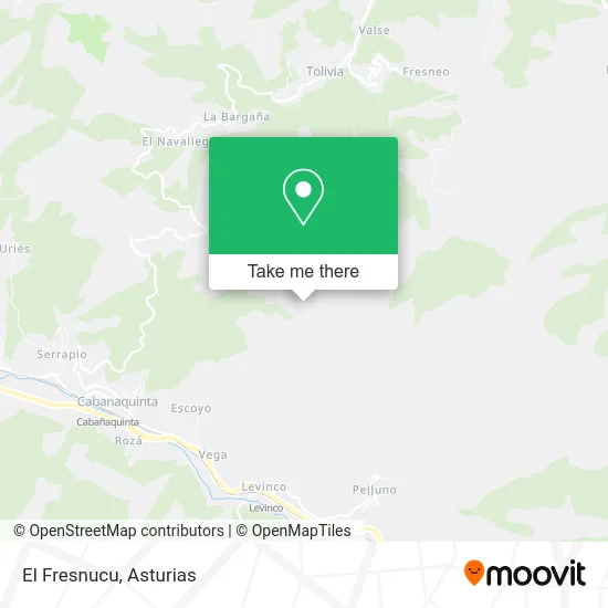 El Fresnucu map