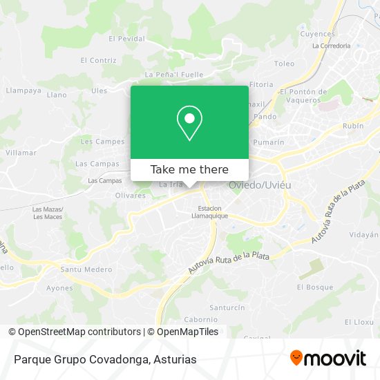Parque Grupo Covadonga map