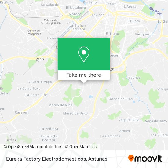 Eureka Factory Electrodomesticos map