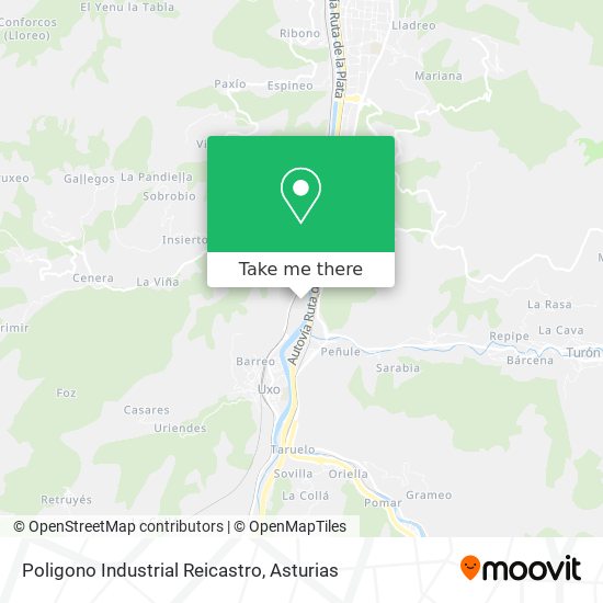 Poligono Industrial Reicastro map