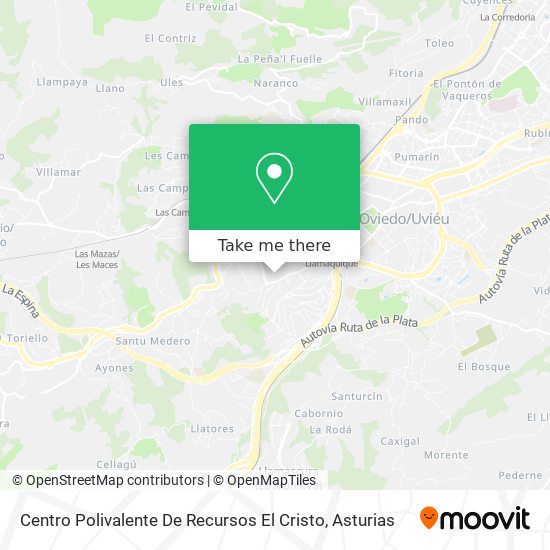 Centro Polivalente De Recursos El Cristo map