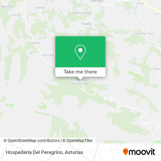 Hospedería Del Peregrino map