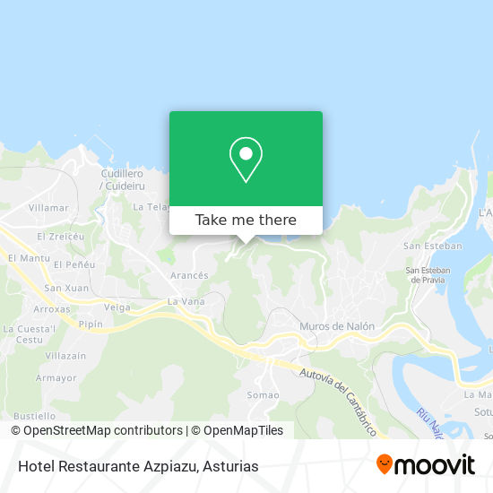 Hotel Restaurante Azpiazu map