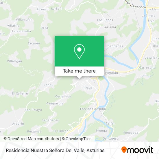 Residencia Nuestra Señora Del Valle map