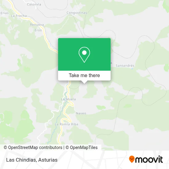 Las Chindias map