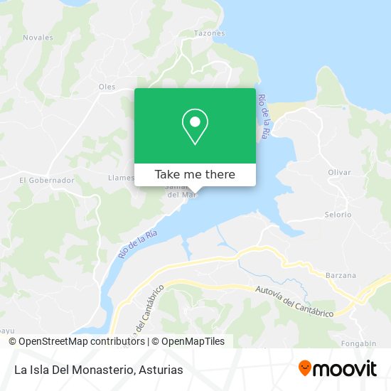 La Isla Del Monasterio map