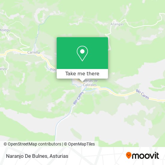 mapa Naranjo De Bulnes