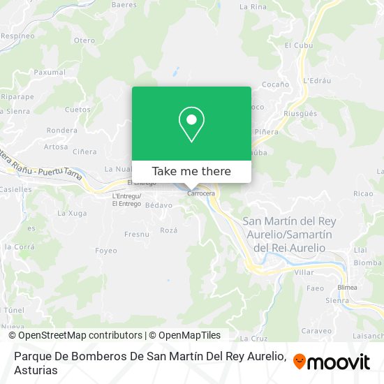 Parque De Bomberos De San Martín Del Rey Aurelio map