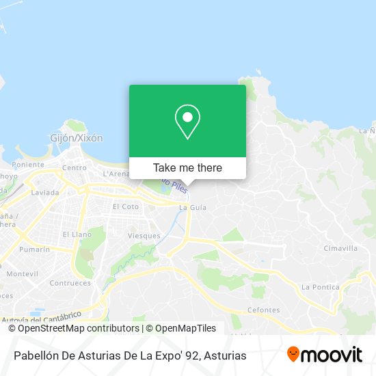 Pabellón De Asturias De La Expo' 92 map