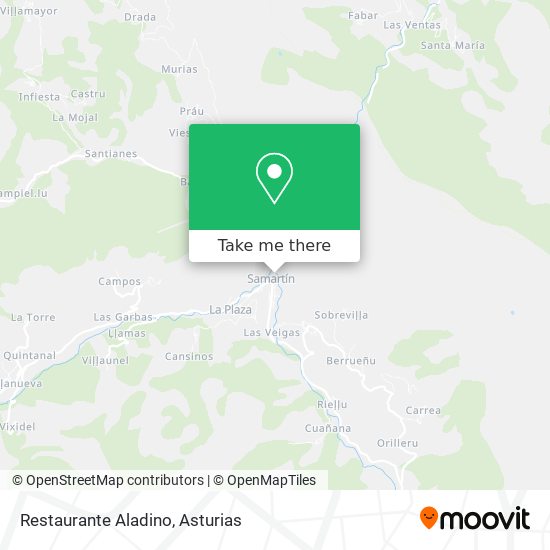 Restaurante Aladino map