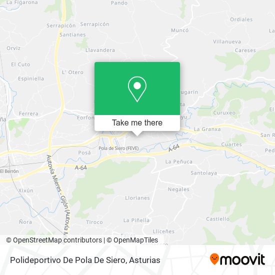 Polideportivo De Pola De Siero map