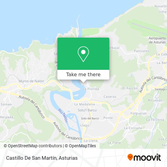 Castillo De San Martín map