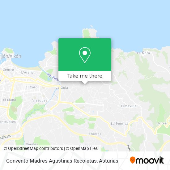 Convento Madres Agustinas Recoletas map