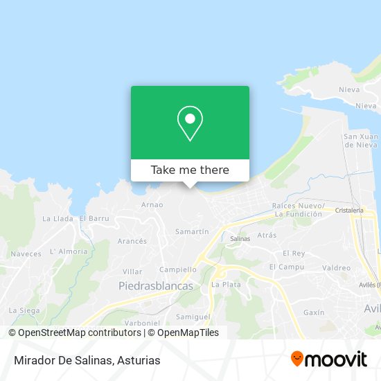 Mirador De Salinas map